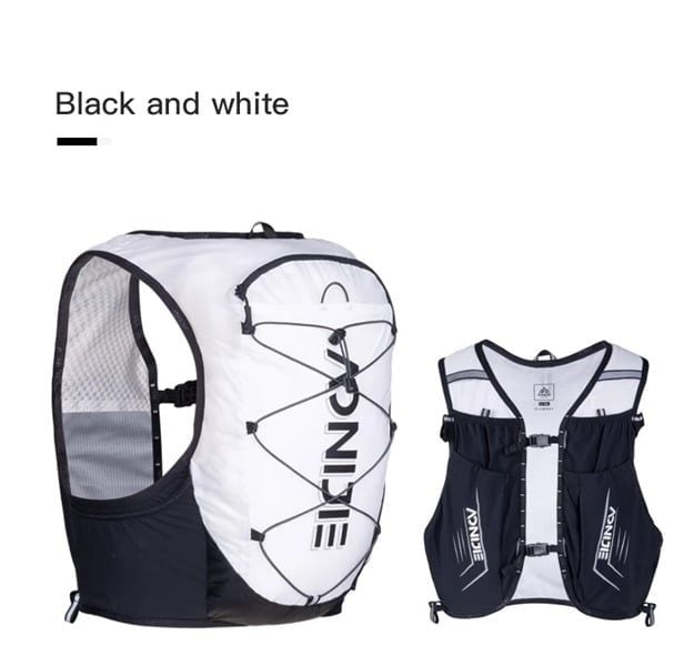 Balo nước vest running trail AONIJIE C9108- TRẮNG ĐEN