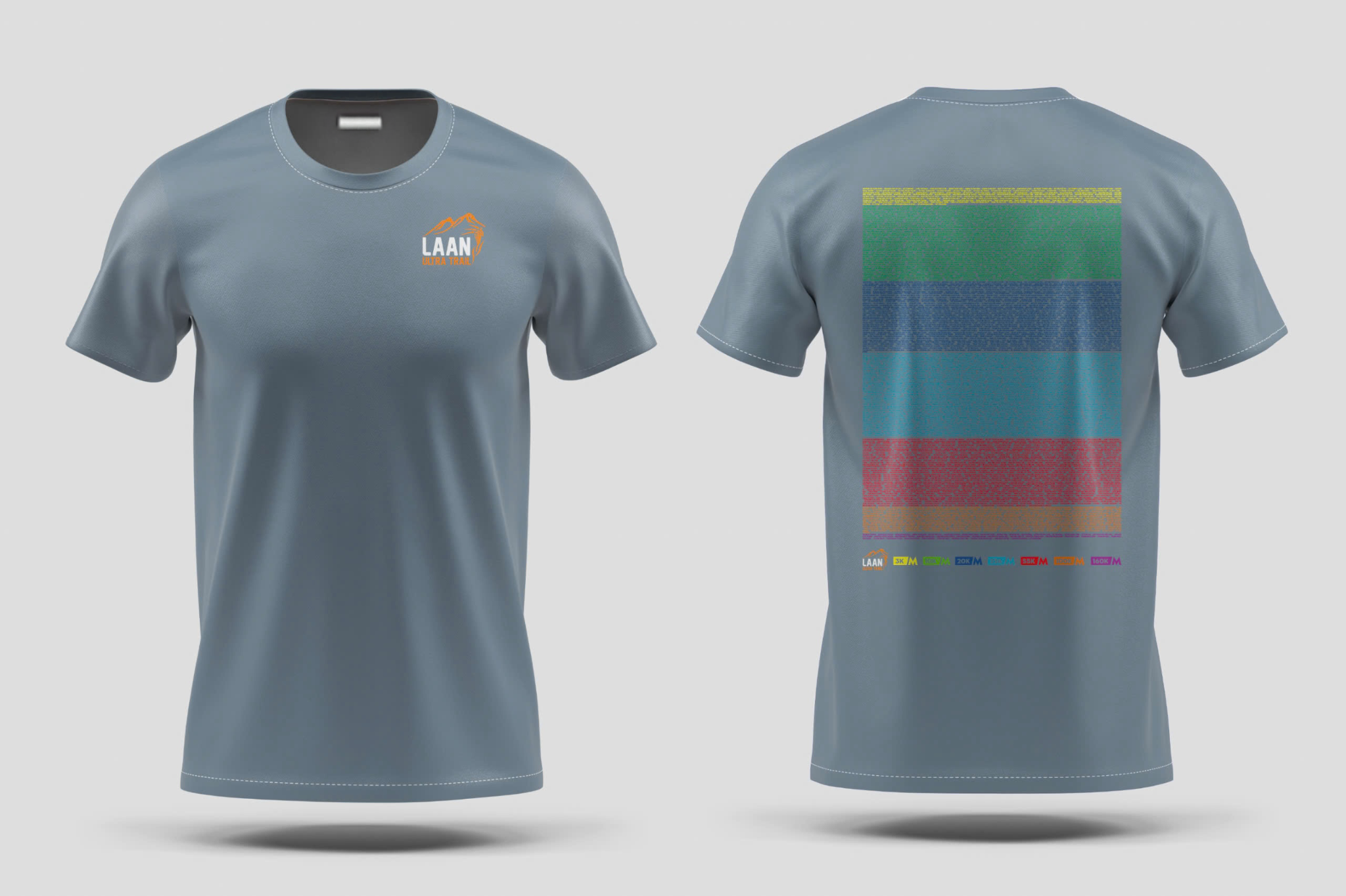  Áo T-shirt chạy bộ "Danh sách vđv LAAN 2024" 