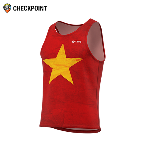  Áo thể thao nam Mude Singlet Marathon Vietnam 