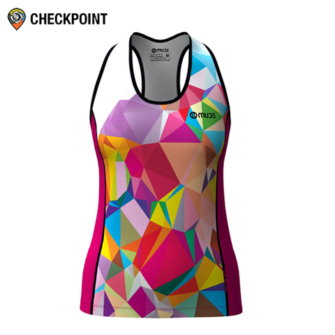  Áo thể thao nữ Mude Marathon Singlet Prisma Pink 