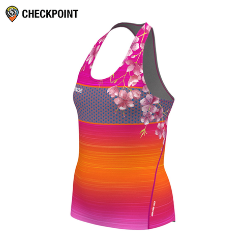  Áo thể thao nữ Mude Marathon Singlet Sunrise Almond 