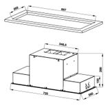 Máy Hút Mùi Âm Tủ Hafele HH-BI72A 533.80.027