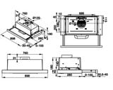 Hút Mùi Âm Tủ Hafele HH-TI90D 539.81.085