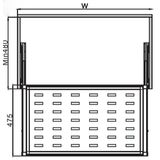 Rổ Đựng Bằng Kim Loại Hafele 600mm