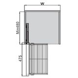 Rổ Kéo Đa Năng Hafele Phải 807.95.181