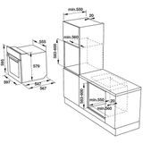 Lò Nướng Âm Tủ Hafele HO-KT60E 535.00.340