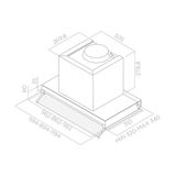 Hút Mùi Âm Tủ Elica BOX IN Plus