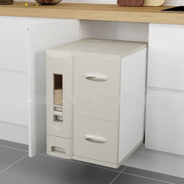 Thùng gạo âm tủ B45