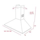 Máy hút mùi treo tường Teka DBB 90