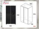 Tủ Lạnh Side By Side Hafele HF-SB6321FB 534.14.110