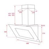 Máy hút mùi Teka QUADRO DLV 998 BK
