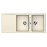 Chậu Rửa Bát Đá Hafele HS20-GKD2S80 570.33.530 Có Bàn Chờ