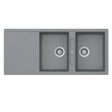 Chậu Rửa Bát Đá Hafele HS20-GKD2S80 570.33.330 Có Bàn Chờ