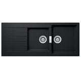 Chậu Rửa Bát Đá Hafele HS19-GED2S80 570.35.370 Có Bàn Chờ