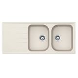 Chậu Rửa Bát Đá Hafele HS18-GED2R80 570.35.460 Có Bàn Chờ