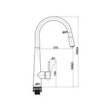 Vòi Rửa Bát Hafele HT21-CH1P245 577.55.220