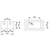 Chậu rửa bát Teka BE LINEA RS15 2B 740