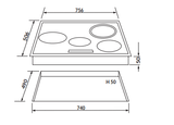 Bếp điện Rosieres RVEF74IN