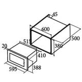 Lò Vi Sóng Âm Tủ CATA MC 20 D