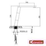 Vòi rửa bát Konox KN1209