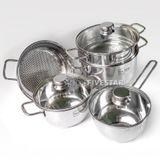 Bộ Nồi Fivestar 5 Món Vung Kính