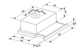 Hút mùi âm tủ Rosieres RHT 6300 LIN