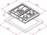 Bếp Gas Teka EX 60.1 3G AI AL DR CI BUT