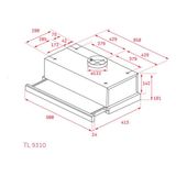 Máy hút mùi kéo rút Teka TL 6310