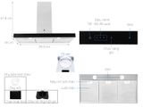 Hút Mùi Gắn Tường Electrolux LFT769X 90cm
