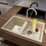 Chậu Rửa Bát 2 Hố Malloca Bianco K-45062