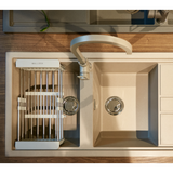 Chậu Rửa Bát 2 Hố Malloca Bianco K-50062