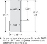 Tủ Lạnh Bosch KFN96APEAG Side By Side