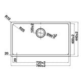 Chậu rửa bát Hafele  HS24-SSN1S-760 567.24.407