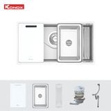 Chậu Rửa Bát 1 Hố Konox TARI 8748SM – Sang Trọng, Bền Đẹp Cho Mọi Gian Bếp