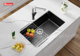 Chậu Rửa Bát 1 Hố Konox Granite Sink Naros 760S Black