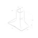 Hút Mùi Áp Tường Elica SWEET 85CM