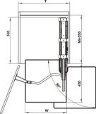 Tủ Kho Hafele Kara Vario 595.82.805 600mm