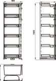 Tủ Kho Hafele Kara swing 548.65.862 600mm