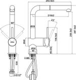 Vòi Rửa Bát Đá Hafele HT21-GH1P250 577.55.290