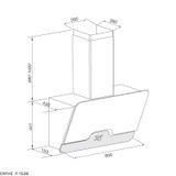 Hút Mùi Kính Vát Malloca Drive F-152B