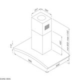 Hút Mùi Đảo Malloca DUNE-I90S