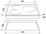 Bếp từ 3 vùng nấu Rosieres RPI342