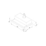 Máy Hút Mùi Âm Tủ Malloca K1506 TC