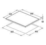 Bếp Từ 3 Vùng Nấu Hafele HC-I6037B 536.61.801 – Hiện Đại, An Toàn, Đáng Đầu Tư