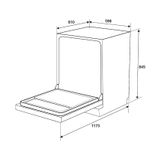 Máy Rửa Bát Độc Lập Hafele HDW-F602EB 538.21.360 – Lựa Chọn Thông Minh Cho Gian Bếp Hiện Đại