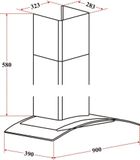 Hút Mùi Chefs EH-Caspia90P