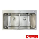 Chậu Rửa Bát 2 Hố Konox Overmount Sink KN8248DOB