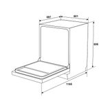 Máy Rửa Bát Hafele HDW-F601B 535.29.670