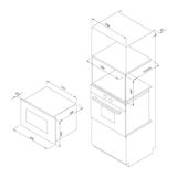 Lò Vi Sóng Malloca MW 927BG Xám Âm Tủ