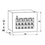 Tủ Rượu Âm Hafele HW-C62BB 533.17.001